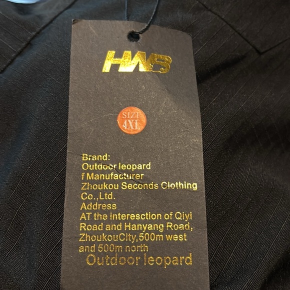 NWT tactical poly cotton lightweight mid thigh black shorts - Picture 7 of 7